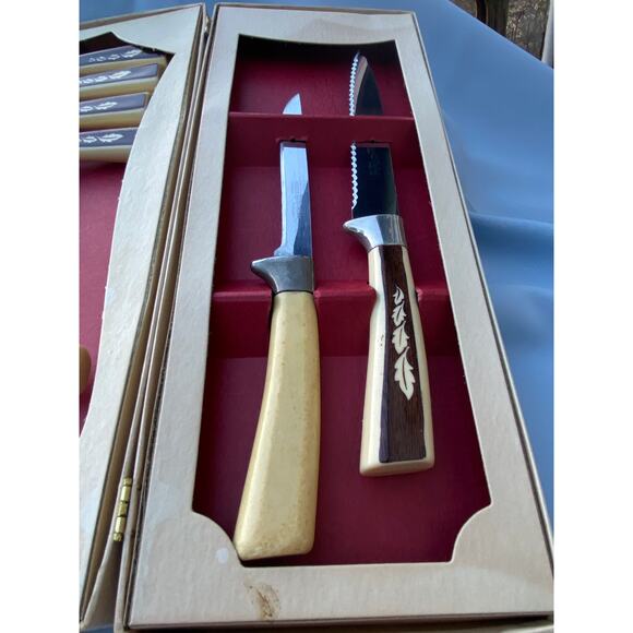 VTG Sheffield English Cutlery Presentation Set 14 of 19 Pcs one knife w no leafs - Picture 12 of 16